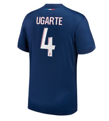 Paris Saint-Germain Manuel Ugarte #4 Primera Equipación 2024-25 Manga Corta